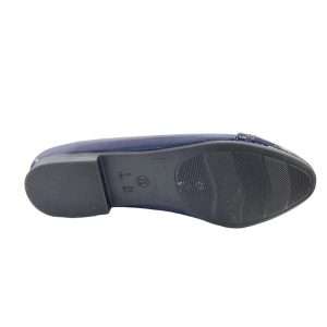 plantilla zapato azul