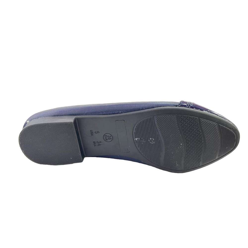 plantilla zapato azul