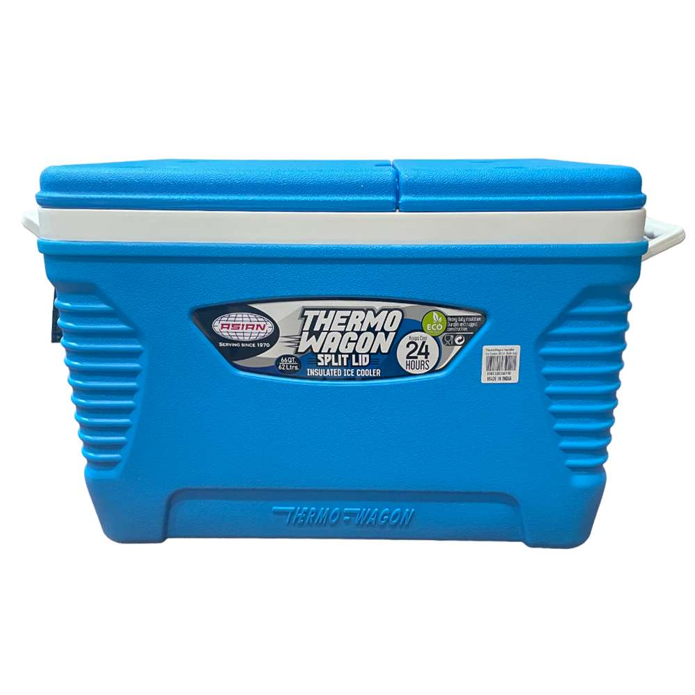 hielera 62 litros azul