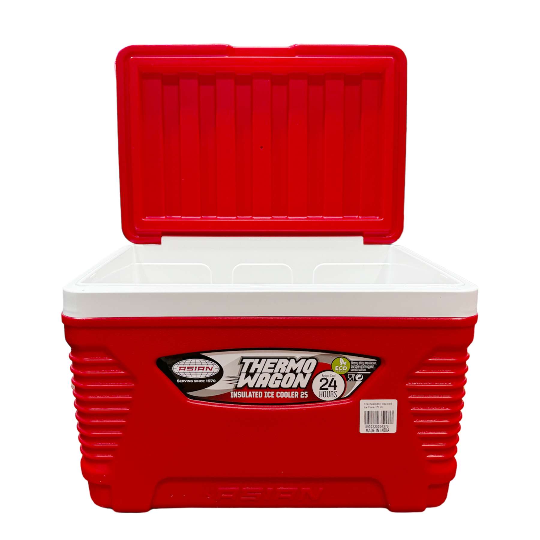 hielera roja asian de 25 litros