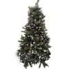Árbol navideño con puntas blancas
