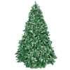 Arbol de navidad con puntas blancas