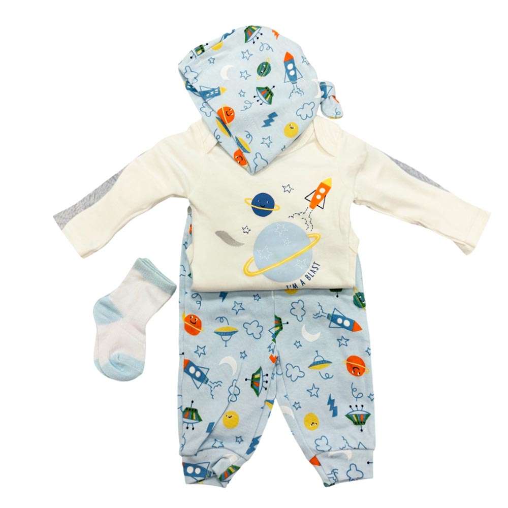 CONJUNTO DE 4 PIEZAS PARA BEBE