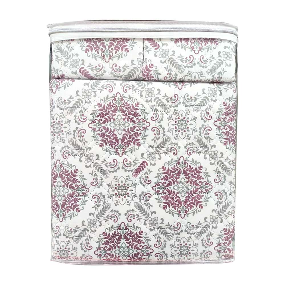 Edredón morado y GRIS