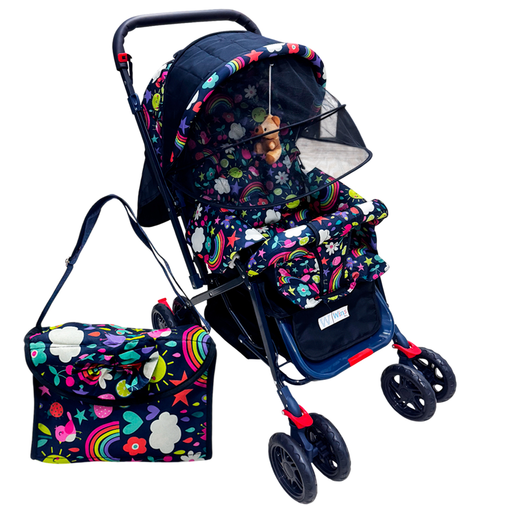 COCHE PARA BEBE ARCOIRIS