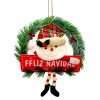 Corona navideña feliz navidad