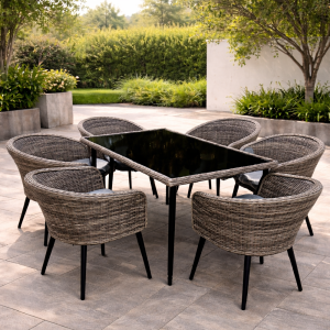 Juego de patio café